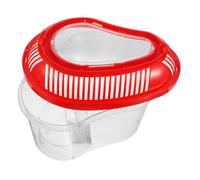 BESPORTBLE Caja De Viaje para Mascotas De Plástico Tanque para Tortugas Transportador De Reptiles para Caminar Pecera De Escritorio Caja De Cría De Serpientes Adecuada para Tortugas