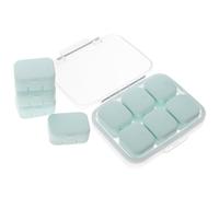 BESPORTBLE Caja Grande de Medicamentos Organizador de Viaje Azul de PP y PC | Estuche Medicamentos, Compartimentos Maleta Viaje, Caja para Medicamentos, Dispensador Medicamentos