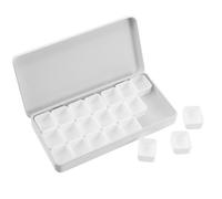 BESPORTBLE Caja Mezcladora de Pigmentos Organizador de Pintura Vacío Práctica y Portátil de Hierro y Plástico para Acuarela para Pintores Profesionales y Estudiantes