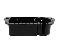 BESPORTBLE Caja Organizadora Diseño Plano Material Abs Negro Prueba de Derrames para Almacenamiento de Pesca en Kayak para Espacios Pequeños