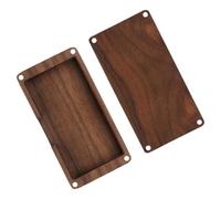 BESPORTBLE Caja para Tarjetas De Presentación De Madera Tarjetero Portátil para Hombres y Mujeres para Eventos De Negocios Estuche para Tarjetas De Visita Accesorios De Oficina
