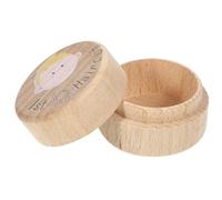 BESPORTBLE Caja Recuerdos Bebe Diseño Adorable de Madera para Guardar el Recuerdo del Primer Corte de Pelo y Función de Preservación para Recién Nacido