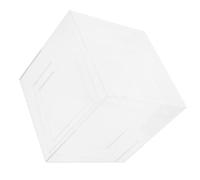 BESPORTBLE Cajas Expositoras de Acrílico Transparente 3 Piezas Estantes Cúbicos Multiusos para Almacenamiento y Exhibición de Maquillaje Base Expositora Cuadrada Adecuado para Oficina