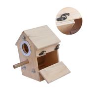BESPORTBLE Cajas Nido para Pájaros Nido de Madera para Pájaros Caja de Cría de Pájaros Casa de Cría de Periquitos Decoración para Casa de Pájaros