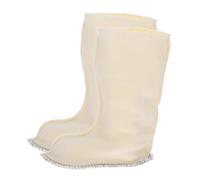 BESPORTBLE Calcetines Térmicos para Botas de Lluvia de Mujer Forro Interior de Felpa Corta Calcetines Altos Cálidos para Trabajo y Senderismo en Climas Fríos