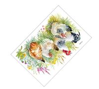 BESPORTBLE Calcomanía De y Pollo Hierba Vinilo Decorativo Fácil De Pegar y Quitar Decoración De Pared Diy