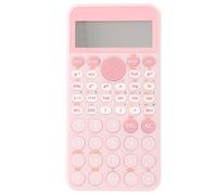 BESPORTBLE Calculadora Científica Rosa para Oficina y Competencia Matemática Pantalla Grande de 12 Dígitos y Batería de Botón, Fácil de Leer y Portátil