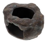 BESPORTBLE Calentador de Té Cerámico Estilo Vintage, Soporte para Estufa de Té Base Antideslizante, Calentador para Tetera de Barro Rústico Marrón, Adecuado para Uso Doméstico