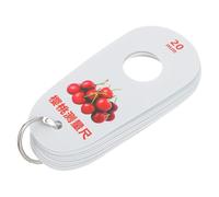 BESPORTBLE Calibrador Elegante Diámetro Portátil Plástico de Medir Diseño Arandanos de Cerezas y Diversos Escenarios de Medición