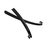 BESPORTBLE Calzador de Plástico Negro 42 Cm 2 Piezas para Botas y Zapatos, Herramienta Ligera Portátil para Personas Mayores, y Viajes, Asistente Práctico para Calzado Diario