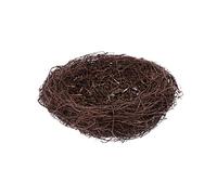 BESPORTBLE Cama Cálida para Mascotas Nido Periquito Nido Alimentador Ardilla Anidadores Colibrí Pájaros Ratán Nidos y Aves Escotilla Nido Apéndice Bambú 15c