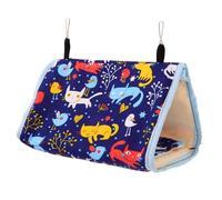 BESPORTBLE Cama Colgante para Pájaros Nido Triangular De Casa Calentita para Periquitos y Aves Pequeñas Instalación y Limpieza Diseño Adorable De Gatos