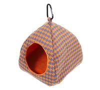 BESPORTBLE Cama Nido De Pájaro Pequeñas Loro Bisagras De Puerta Simples Plataforma para Tomar El Sol De Las Casa De Decoración De Orugas Eclosión Trampa Colibrí Algodón
