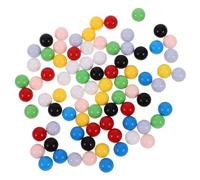 BESPORTBLE Canicas de Plástico Bolas Colores, 80 Piezas de 12mm para Contar y Clasificar, Juego Educativo de Matemáticas para Niños en Casa y Escuela Estilo Aleatorio