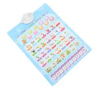 BESPORTBLE Cartel Alfabeto Bilingüe Árabe Inglés Interactivo Póster Educativo para Aula y Desarrollo Infantil Aprendizaje Básico y Reconocimiento de Letras Diseño Doble Cara Fácil de