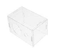 BESPORTBLE Casa de Escondite Diseño Seguro Transparente para Hámster de Acrílico y Pequeño Refugio Decorativo para Animales Pequeños en Lugar Soleado