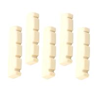 BESPORTBLE Cejuela Ranurada para Guitarra de 4 Cuerdas, 5 Piezas de Repuesto en Plástico Estable, Accesorios para Instrumentos Musicales, Compatible Eléctrico, Mejora Sonido y Tono