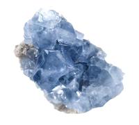 BESPORTBLE Celestita Mineral Natural en Forma Aleatoria para Exhibición Geológica y Proyectos Educativos, para Decoración y Coleccionistas