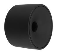 BESPORTBLE Cenicero Grande de Cerámica con Tapa Antidesperdicio para Interior y Oficina, Diseño Moderno en Color Negro Zen, Accesorio para Colillas y Cenizas, Adecuado para Decoración