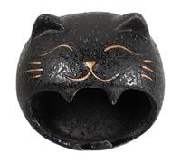 BESPORTBLE Cenicero Grande de con Diseño de Gato Lindo Resistente al Viento Humo Bandeja Decorativa para Amantes de Gatos Capacidad para Uso Frecuente