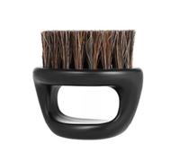 BESPORTBLE Cepillo De Afeitar Para Barba Con Cerdas De Jabalí - Cepillo Redondo Profesional Para - Ideal Para Estilos Fade y Mantenimiento De Barba Portátil y Eficaz Para Un Acabado