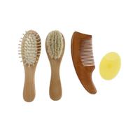 BESPORTBLE Cepillo de Baño para Niños Pequeño 4 Piezas Kit Suave Masaje Cuero Cabelludo Saludable Material Seguro Cuidado Delicado Ñiño Uso Diario Baño Familiar