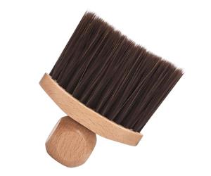 BESPORTBLE Cepillo de Limpieza para Cabello Mango de Madera Ergonómico Cerdas Suaves para Eliminar Restos de Pelo Adecuado para Peluquerías y Uso Doméstico Herramienta Profesional para