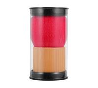 BESPORTBLE Cepillo para Discos de Vinilo Antipolvo y Antiestático Cerdas de Fibra y Mango de Madera Tamaño Pequeño Herramienta de Limpieza para Eliminar Polvo Tocadiscos