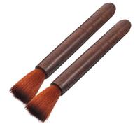BESPORTBLE Cepillo para Polvo de Instrumento de Cuerda de Madera y Lana, 2 Piezas, Limpieza Profesional para Violín, Erhu y Guzheng, Accesorio Ligero y Ergonómico para Cuidado Musical