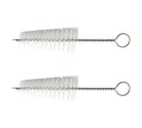 BESPORTBLE Cepillos de Limpieza para Boquilla de Saxofón y Clarinete, 2 Piezas Cerdas de Nylon y Mango de Acero Inoxidable, para Mantenimiento en Ensayos y Conciertos