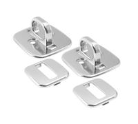 BESPORTBLE Cerraduras de Cable Combinadas para Portátiles y Monitores, Soporte Fijo Antirrobo para Oficina y Estudio, Base Robusta, Anclaje, Color Negro, 2 Piezas