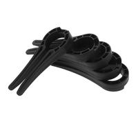 BESPORTBLE Cerraduras Protectoras para Perillas de Estufa de Gas para Niños, Bloqueo de Seguridad Doméstica, Resistente al Calor, 5 Piezas Negras, Accesorio para Cocina Segura y Control