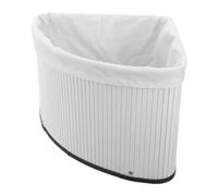 BESPORTBLE Cesta de Almacenamiento Triangular de Esquina, Cesta de Color sin Tapa, Tamaño Radio 29 Cm y Altura 22 Cm, Contenedor Resistente para Cocina, Baño y Organización del Hogar