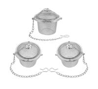BESPORTBLE Cesta de Limpieza Ultrasónica 3 Piezas de Acero Inoxidable para Joyería y Dientes, Diseño Plata, Ideal para Cuidado Personal en Hogar