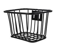 BESPORTBLE Cesta Delantera para Bicicleta Infantil Cesta Metálica Resistente Hierro Práctica 1 Unidad para Niños Bicicletas y Patinetes
