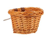 BESPORTBLE Cesta Desmontable Color Aleatorio de Mimbre Tejida a Mano Pequeña Adecuado para Decoración y Almacenamiento en Bicicletas para Bicicleta Infantil para Manillar