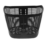 BESPORTBLE Cesta para Bicicleta EléCtrica Negra De PláStico 13 Pulgadas Capazo Amplio FáCil De Instalar Complemento para Bicicleta Urbana