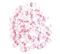 BESPORTBLE Chupetes Miniatura De Acrílico Transparentes Para Ñiño, 100 Piezas, Accesorios Para Manualidades Diy, Decoración Para Fiesta De Bienvenida Al Ñiño y Baby Shower, Juguetes Para Chupetes