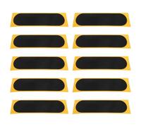 BESPORTBLE Cinta Antideslizante de Espuma para Fingerboard 10 Unidades Tamaño 28X100 MM Color Negro Base Amarilla Accesorios para Entrenamiento y Competición de Skateboard Finger