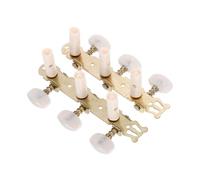 BESPORTBLE Clavijas de Afinación para Guitarra Clásica Duraderas Botones Beige Fabricadas Acrílico Duro Plástico Abs y Acero Compatibles con Guitarras Clásicas Estándar