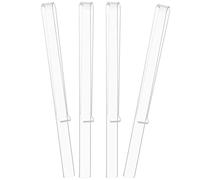 BESPORTBLE Clip de Página de Música de Acrílico Transparente 2 Pares Clips Duraderos para Uso en Teatro y Estudios