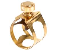 BESPORTBLE Clip para Saxofón de Latón Ligadura Metálica Ligera y Accesorio Profesional para Músicos Movimiento Mejora Estabilidad y Proyección Sonora