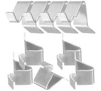BESPORTBLE Clips de Soporte de Hierro Diseño Razonable 10 Piezas Resistentes, Estructura Simple para Estantes de Gabinete y Librería para Uso Familiar
