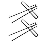 BESPORTBLE Clips Metálicos para Partituras Sujeta Libros 2 Piezas Color Negro Abrazadera Duradera para para Notas Musicales y Libros de