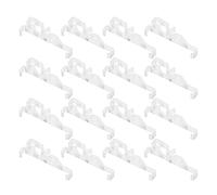 BESPORTBLE Clips Transparentes para Cenefas de Persianas de 25 Pulgadas Soporte Oculto de Plástico para Persianas Horizontales Juego de 36 Piezas para Montaje en Ventanas de Apartamentos