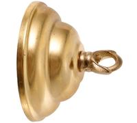 BESPORTBLE Cobre Gancho para Dosel Soporte de Lámpara de Araña Dorado | Suspensión Segura para Cadenas Colgantes, Diseño Clásico, para Reformas de Iluminación y Cajas de Techo