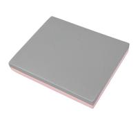 BESPORTBLE Colchoneta de Equilibrio Antideslizante para Pilates y Yoga Cojín Suave de 40X33X5 CM en Gris y Rosa Esterilla Multifuncional para Entrenamiento de Estabilidad y Rehabilitación