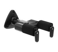 BESPORTBLE Colgador de Pared para Guitarra y Ukelele Autolock Negro, Soporte Bloqueo por Gravedad, Gancho Resistente para Instrumentos Musicales, Exhibidor Práctico para Espacio Reducido