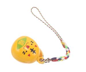 BESPORTBLE Colgante Cordón para Teléfono Móvil, Llavero Colgante de Cobre Forma de Tigre y Campana, Ligero, Portátil Sujeción Segura para Móvil y Mochila, Joya para Teléfono