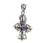 BESPORTBLE Colgante De Cruz Que Somete A Un Demonio Colgante De Cruz Adorno Antiguo Decoración De Mortero Vajra Amuletos Para Hacer Joyas Llaveros Kit De Llaveros Artesanías Budistas